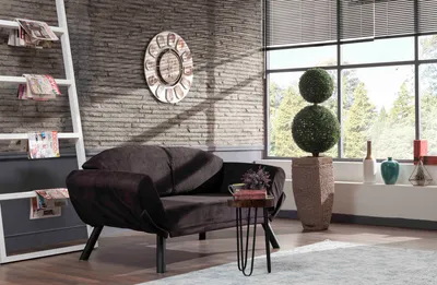Image de Hanah Home, Genzo- FTN1220, noir, canapés-lits, structure : 100 % métal
