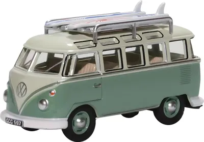 Produktbild von VW T1 Samba Bus Surfboards - grün OXFORD 1:76