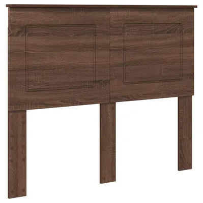 Image de vidaXL Tête de lit aspect chêne brun 100 cm Matériau dérivé du bois