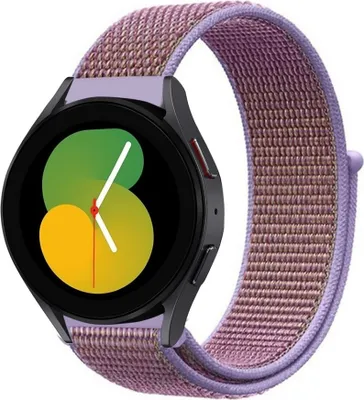 Produktbild von Strap-it Samsung Galaxy Watch 5 - 40mm Nylonarmband (Lila)