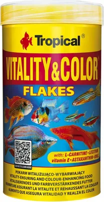 Produktbild von Flockenfutter Tropical Vitality & Color Flakes 250 ml Farbfutter