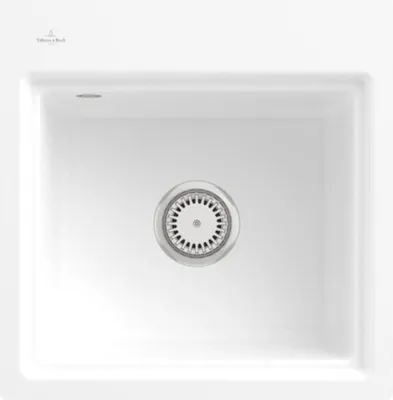 Produktbild von Villeroy & Boch Keramikspüle 335A1FRW, Subway Style 50 S Flat Flächenbündige Spüle - inkl.