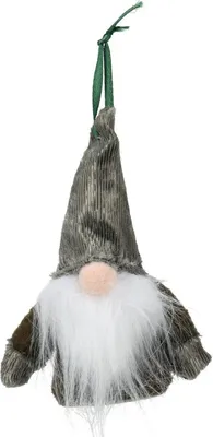 Image de Pendentif Père Noël 11 cm - Pendentif décoratif vert avec bras mobiles