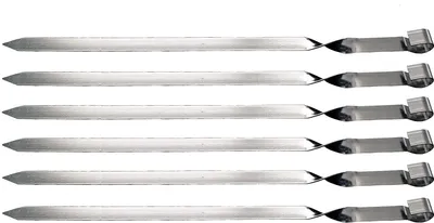 Produktbild von Grillspiess 50cm x 2cm Breite EXTRA BREIT, 6 St Adana Spieße Kebab shish