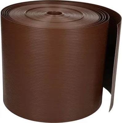 Produktbild von Sellon24® PVC Sichtschutzstreifen Doppelstabmatten Zaun 26m x 19 cm Braun Sichtschutz Windschutz Garten Gartenzaun 1200g/m²