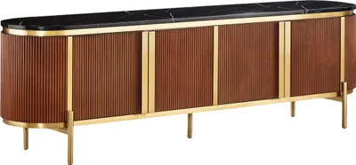 Productafbeelding van FURNLUX TV-tafel, stijlvol, bruin, 200 cm / Hoofdkleur: bruin / Afmetingen: 200 x 60 x 40 cm