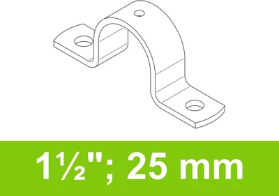 Produktbild von Vollschelle, 1 1/2" (48,3 mm), 25 mm breit