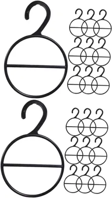 Produktbild von Set mit 20 Stück für Schalaufhänger, Gürtel, Krawatten und zur Organisation von Kleiderschränken