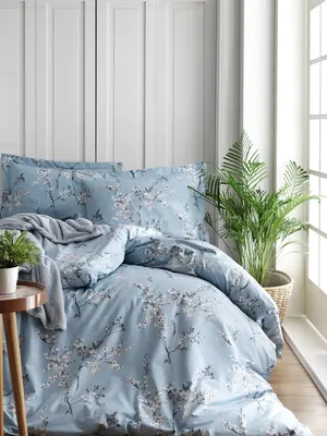 Produktbild von L'Essentiel Linge de Maison, Chicory- TRK0221, Blau,Weiß, Bettdecken, 100% Baumwolle ranforce