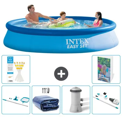 Zdjęcie produktu dla Basen Easy Set okrągły – 366 x 76 cm – 7 elementów  S149