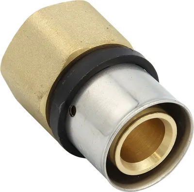 Produktbild von Pipetec Pressfitting Übergang 26x3 mm - 3/4 Zoll IG TH Kontur Verbundrohr