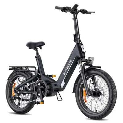 Produktbild von L20 3.0 Pro 20-Zoll faltbares Stadt-Elektrofahrrad mit Vollfederung, 48 V, 250 W, 25 km/h, 120 kg, schwarz