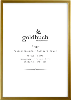 Immagine prodotto di Goldbuch Cornice in metallo Fine dorata 15x20 cm