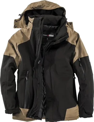 Produktbild von Marc & Mark XXL Winterjacke Basel schwarz-sand
