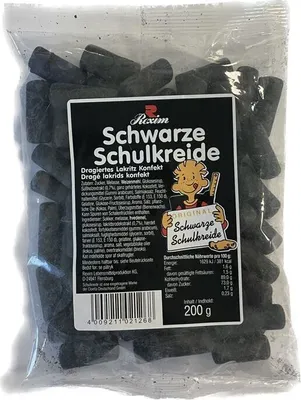 Produktbild von Rexim Schwarze Schulkreide 200g