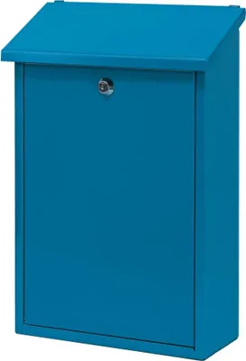Produktbild von Wandbriefkasten, h 40 cm - Blau