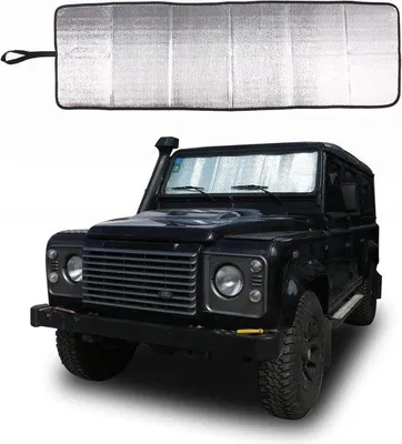 Productafbeelding van Famanu automatische zonnescherm UV-stralen reflector voor Land Rover Defender 90 110, modeljaren 2004-2018 - Opvouwbaar