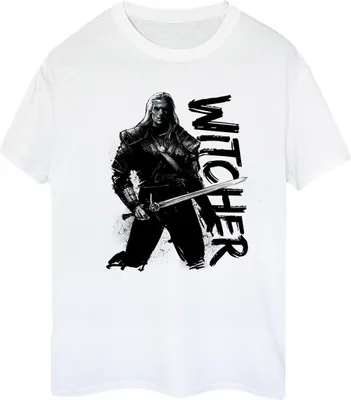 Produktbild von Netflix - "The Witcher" T-Shirt für Damen BI46858 (XXL) (Weiß)