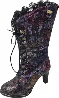 Produktbild von Laura Vita Schnürstiefel Violett