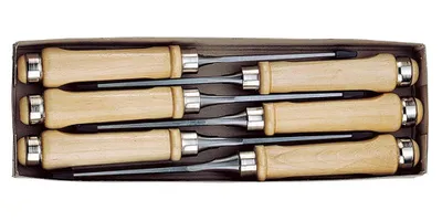 Produktbild von FORMAT Stechbeitel-Satz Holzheft 6-teilig