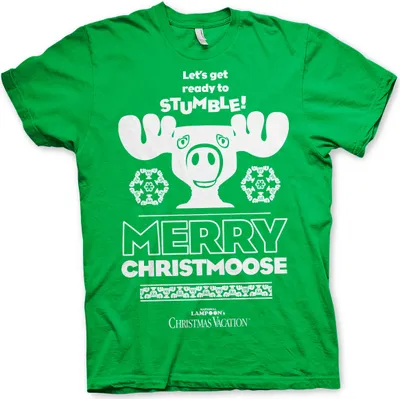 Produktbild von Merry Christmoose T-Shirt - Medium - Green