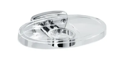 Produktbild von WENKO Seifen Ablage Schale Halter Bad Accessoires Badezimmer Basic Gäste WC