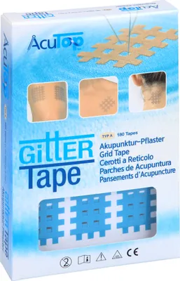 Immagine prodotto di Grid Tape Acutop cerotti per agopuntura 2x3 cm blu 180 pz