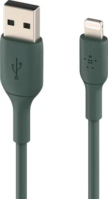 Produktbild von Belkin CAA001BT1MMG, 1 m, Lightning, USB A, Männlich, Männlich, Schwarz