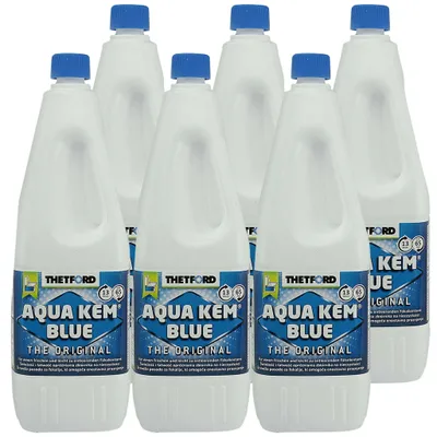 Image de Liquide WC chimique, 12 Litres, additif toilette camping car, portable