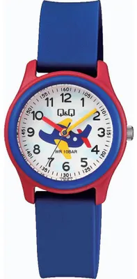 Immagine prodotto di Orologio Q&Q per bambini con cinturino in silicone, impermeabile 10 bar
