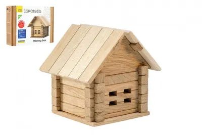 Immagine prodotto di Kit casa in legno 37 pezzi