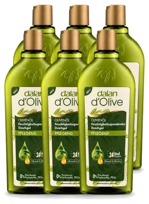 Produktbild von 6 x Dalan d'Olive Moisturizing Nourishing Douchegel - 400 ml - Vorteilspackung - 6 Stücke