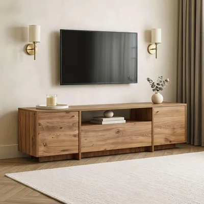 Productafbeelding van Skye Decor, TV-meubel Atlantic Pine, 180 cm, 100% melamine, modern design