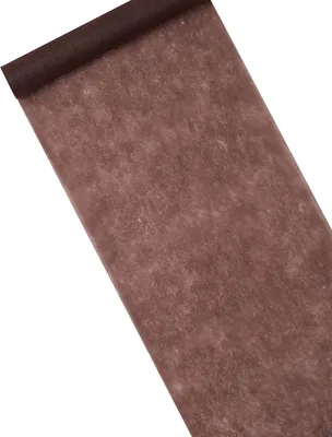 Produktbild von Schlichter Tischläufer Vlies braun 10m - Einheitsgröße