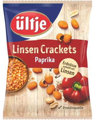 Produktbild von ültje Linsen Crackets Paprika 110g