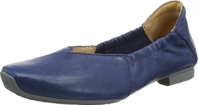 Produktbild von Think! Ballerinas aus Leder mit Blockabsatz, Absatzhöhe 1 cm, Größe EUR 38