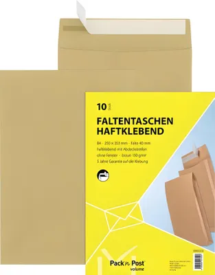 Produktbild von Versandtasche B4 10ST Natronk. braun