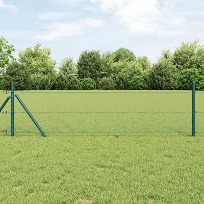 Produktbild von Sechseckzaun Grün 0.6x10 m Stahl, Drahtzäune DesignMöbel Neu