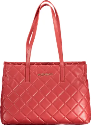 Produktbild von Stilvolle Damen Schultertasche in Rot mit Laptopfach und Details