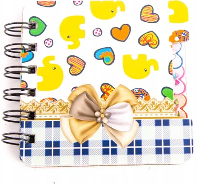 Produktbild von Kinder Notizbuch Mini Tagebuch Spiralblock Liniert 10x9cm Bunt Ideal als Geschenk
