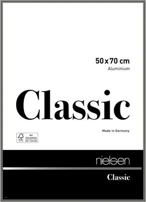 Produktbild von nielsen Aluminium Bilderrahmen Classic, 50x70 cm, Contrastgrau