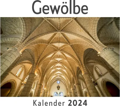 Produktbild von Gewölbe (Wandkalender 2024, Kalender DIN A4 quer, Monatskalender im Querformat mit Kalendarium, Das perfekte Geschenk)