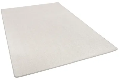 Produktbild von Hochflor Velours Teppich Luna Hellgrau, Größe:133x133 cm