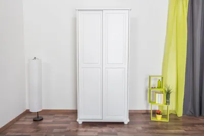 Produktbild von Kleiderschrank, Breite: 92 cm, Farbe: Weiß