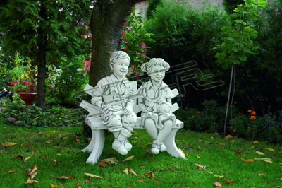 Produktbild von Mädchen Sitzende Figur Statue Figuren Skulptur Statuen Garten Dekoration 429