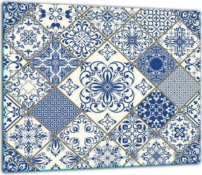 Obrázek produktu pro Kryt varné desky Skleněný kryt varné desky Splashback 60x52cm vzor