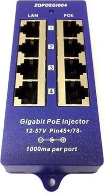Image de Panneau Gigabit POE passif blindé à 4 ports