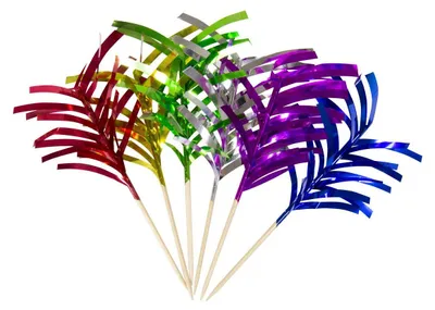 Immagine prodotto di Decorazioni decorative Decorazioni per cocktail Decorazioni di Capodanno 10 pezzi colorati 10 cm - Taglia unica