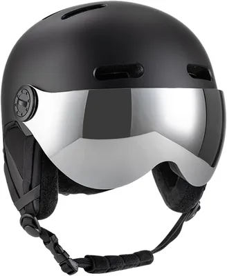 Immagine prodotto di Casco da sci – Casco con visiera – Per sciare in sicurezza – Visiera regolabile – Taglia M/L – Bianco