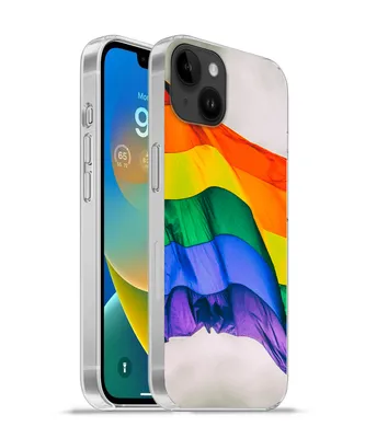 Produktbild von MuchoWow® Handyhülle Schutzhülle Hülle für Apple iPhone 14 Plus - Soft case Foto einer Regenbogenflagge Silikon Softcase Handy Hülle - Abbildung